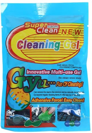 Car Duster Interior – Stucco per pulizia interni auto, mastice detergente per interni auto, gel detergente per stampanti, telefoni cellulari, telecomandi, tastiere (blu)