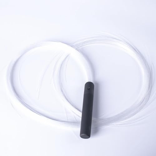 Fouets LED - Fouet À Fibre Optique | Fouet Lumineux Rechargeable | Fouet De Danse Mené | Accessoires De Danse Rotatifs À 360 Degrés | Fouets Lumineux Réutilisables Alimentés Par Batterie Avec 4 M