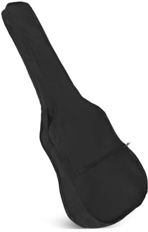 HYTROVE Gitarrentasche Oxford Gewebe 38 Zoll mit Schultergurt und Großer Vordertasche Staubschutz Gigbag für Akustik und Konzertgitarren