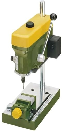 Perceuse a colonne, Perceuse à colonne de précision - Capacité de micro-trous, profondeur et table réglables, sélection à 3 vitesses