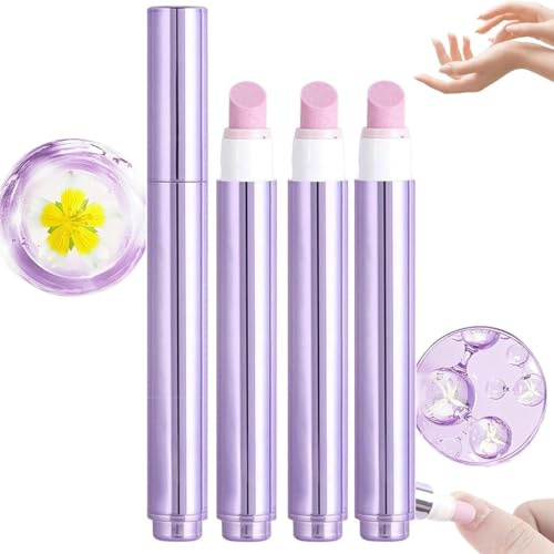 2025 Upgrade 3-in-1-Nagelpflegestift – 3 Stück Nagelhautschieber-Nagelölstift Mit Keramikspitze Für Nagelhaut, Trockene Und Beschädigte Nägel, Feuchtigkeitspflege, Stärkung, Aufhellung Nagelpflege