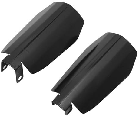 ACOLY 1 par de Protectores de Manos para Motocicleta, Protectores de Manos Tipo ataúd C-ut, Aptos para Harley Davidson Touring Sportster Dyna 2007-2020
