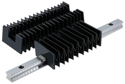 Metaximious Staubschutzmanschetten for Linearführungsschienen for CNC-Schienen HGR25 HGH25CA (20 mm, 15 mm, 20 mm, 25 mm) Komponente(400mm)