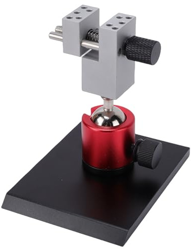 YUEHISY Mini étau, Pince de Table Portative avec Base, Largeur de Poignée Réglable de 0 à 2,48, Construction en Alliage D'aluminium, pour Modèle D'artisanat de Montre de Bijoux