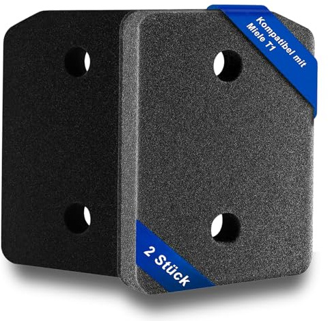 Iruihoo Set of 2 9164761 Dryer Filter for Miele T1 Series Heat Pump Dryer, Fine / Coarse 207 x 157 x 30 mm Tumble Dryer Base Filter