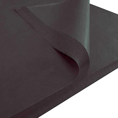 TotalPack Seidenpapierbögen, Schwarz, 1000 Blatt