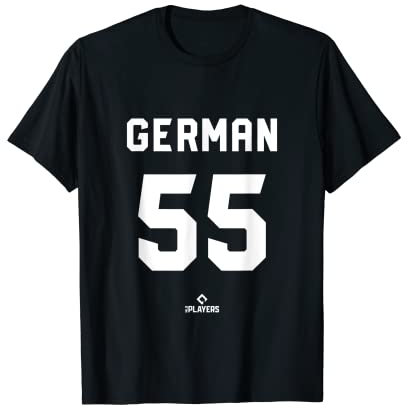 Domingo German 55 New York Baseball Player MLBPA Sports T-Shirt