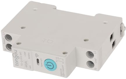 Sonew WiFi Smart Switch Disjoncteur Téléphone Télécommande Smart Home Disjoncteurs Prise en Charge Contrôle de la Synchronisation Compte à Rebours Boucle de Synchronisation(40A)