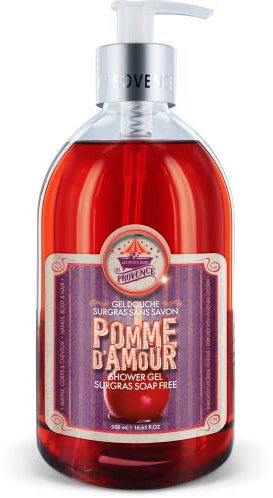 Gel douche surgras sans savon Pomme d'Amour 500mL