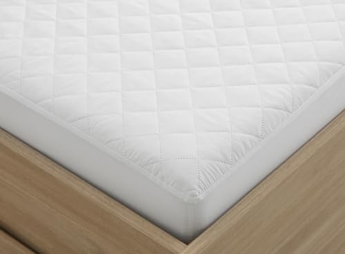 Degrees Home 2Basic – Protector de Colchón Reversible y Ultrasuave, Acolchado y Transpirable (80x190/200) – Ajustable hasta 32 cm, Hipoalergénico y Lavable a 60º – Microfibra Certificada Oeko-Tex