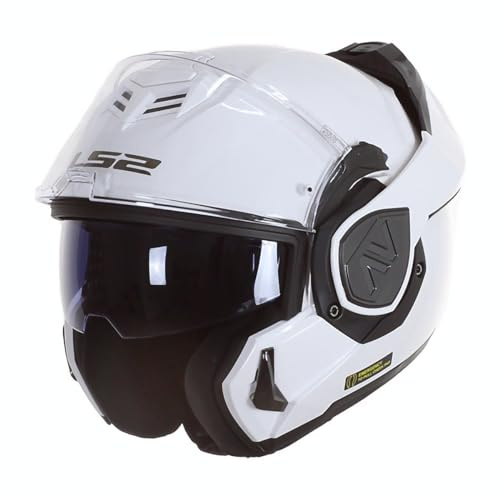 LS2, Casco Moto Modular ADVANT SOLID White, XS