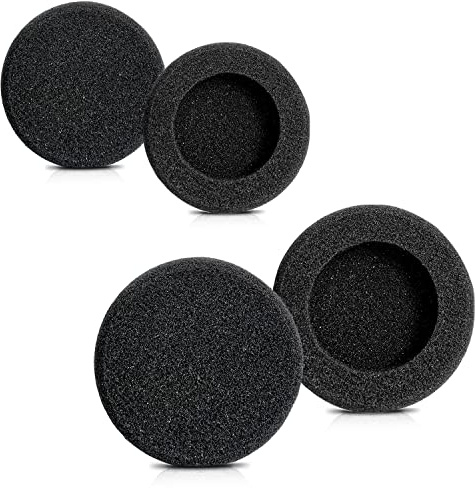 Plantronics Headset Ear Cushions Replacement Foam Ear Pads for Plantronics HW251N HW261N HW510 HW520 Blackwire C320 3210 3220 3320 Jabra PRO 920 Biz 1500 GN2000 Headphones (4 Pack)