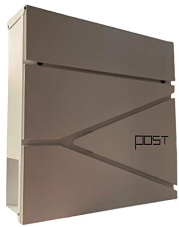 HIRNER Decorazioni Cassetta Postale a Doppia Porta Cassetta Postale per Montaggio a Parete Cassette postali per Cassette postali Esterne con Chiusura all-in-One, Facile Installazione Cassetta Postale