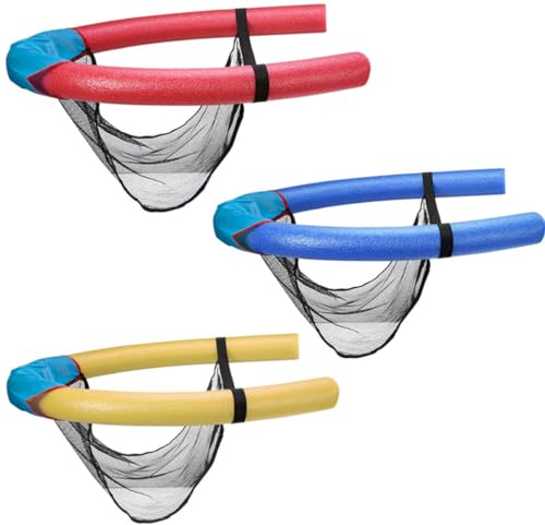 SAFIGLE Aufblasbarer Pool-Float-Stuhl Schwimmender Stuhl Nudelsling-mesh- Pool-nudel-Sitz -mesh- Federnder Sitz - Auf Dem Wasser Schwimmen Kind Elastisch