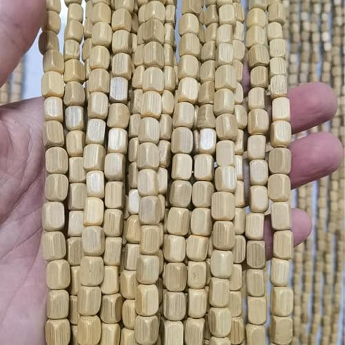 FENGSHOUU Bambus Perlenvorhang Türvorhang,Hölzern Perlenvorhang,Deko Holzperlen Vorhang,Hängender Dauerhaft Türvorhang Dekoration Teilervorhang,Breite×Höhe (70 x 200cm(88 Stränge,Natural)