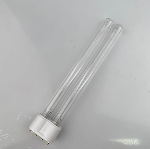 18W 2G11 4PIN UV-Desinfektionslampe, UVC-Desinfektions-Kompaktbirne, Mit Filter Verwendet, Geeignet Zur Reinigung und Klärung Von Parkteichen, Gartenfischteichen, Aquarien, Fischtanks, 1 Stück