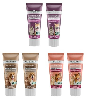 Tasty Liver, Salmon, Tukey Treats for Cats and Dogs Brown, 75 g (Pack of 6) BQS Bundle
