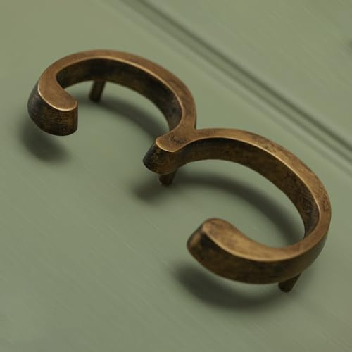 Heritage Brass Floatinig House Number | 5 inch Modern Door Sign Numbers Signs Plaques | Street Home Address Numerals