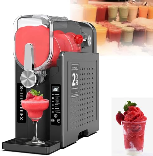 MáQuina Profesional De Granizados Para El Hogar: Granizado Sin Hielo Con Limpieza AutomáTica, Para Preparar Granizados, CóCteles Helados, FrappéS, Batidos Y Zumos Congelados, Capacidad De 1.6 L.