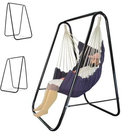 Support De Chaise Hamac, Support De Balançoire Suspendue Intérieure, Charge Maximale 500 Lbs, Support en Acier Résistant pour Hamac, Utilisation Intérieure Et Extérieure