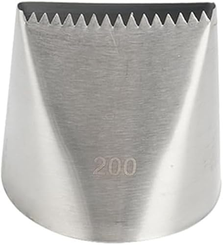 Silver Cake Icer Tips Large Decorating Icing Tips, Crumb Coat Piping Tips for Cake Decorating, Decorating Tools, Icing and Piping Tips,Kitchen and Dining (#200)