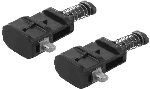 WATIIFUFU Clip di Bloccaggio per Maniglia del Bagaglio in Metallo e Plastica Parti di Ricambio per Maniglia Valigia Fibbia ad Incastro Set 2 Pezzi per Riparazione e Sostituzione Rapida