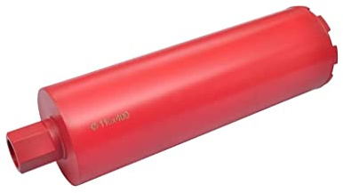 GeenYuu Broca de núcleo de diamante 110 x 400 mm con conexión de rosca de 1 1/4, perforación en seco y húmedo para hormigón, hormigón armado, granito y roca dura, accesorios para bricolaje