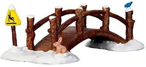 LEMAX - Split Rail Footbridge 63276 Holzbrücke Weihnachtsdorf Winterdorf