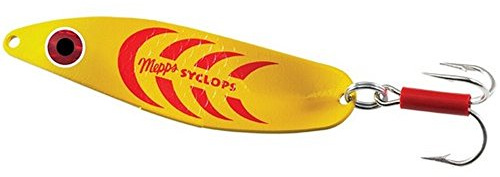 Mepps SYCLOPS - Cucharilla de cuchara (oro/rojo, 0)