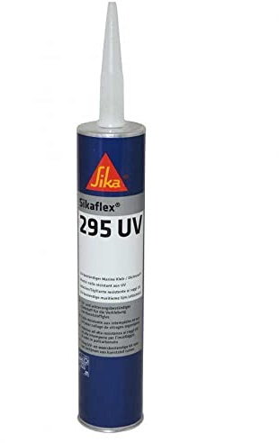 SIKAFLEX 295 UV | Verkleben und Abdichten von Kunststoffverglasungen - Bootsfest - UV-beständig - Hohe Haltbarkeit