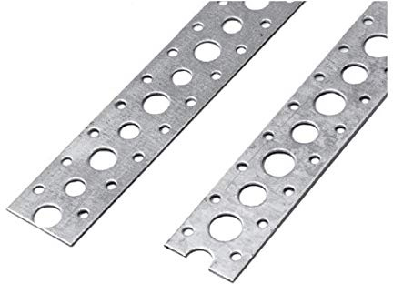 Lochband Montageband 17 mm Stahl verzinkt Montagelochband Montage-Lochband Rolle 25m