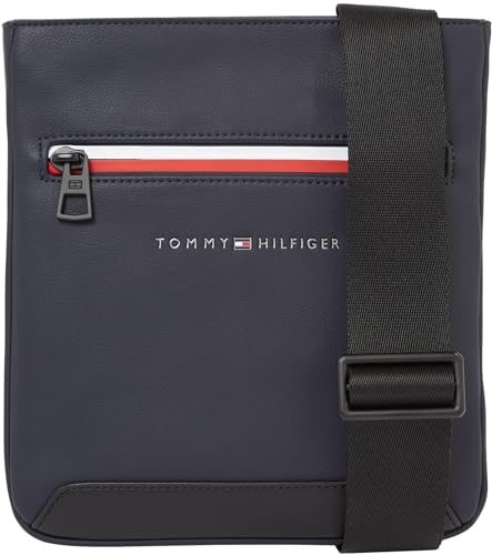 Tommy Hilfiger Herren Umhängetasche Th Ess Corp Mini Crossover Mittelgroß, Blau (Space Blue), Einheitsgröße