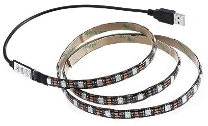 UPKOCH 1m Rgb Led Lichtschlauch 5050 Smd Usb Flexibles Led Streifenlicht Für Tv Hintergrundbeleuchtung Schrank Und Außenbereich