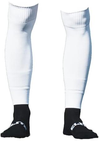 Proskary Stutzen Fussball Herren - Fußball-Stutzen ohne Socken - Stutzen schwarz rutschfest - Stutzenstrumpf mit Belüftungszone