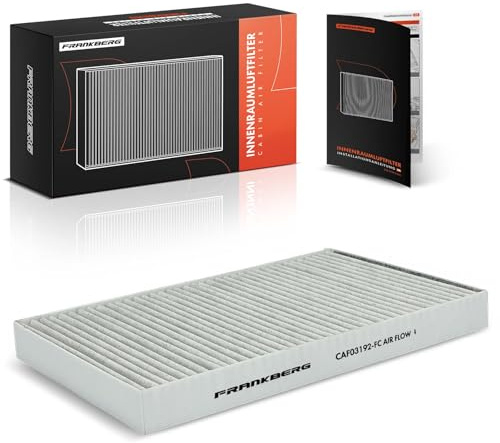 Frankberg Innenraumfilter Pollenfilter mit Aktivkohle 4A0819430A | Kompatibel mit A4 8EC, Exeo 3R2, A6 4B2 4B4, A4 Cabriolet 8H7, A6 Avant 4B5 4B6, Exeo ST 3R5, A4 Avant 8ED, Allroad 4BH