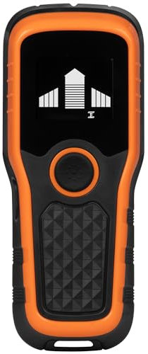 Hardys Stud Finder Wall Scanner & Electric Wire Detector | 5-in-1 Sensors - Pipes, Stud Detector, Live Wire Detector | Backlit Display and Calibration Alarm for Wood, Metal, Studs