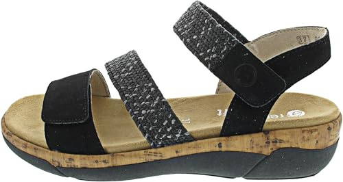 Remonte R6861 remsandaler, svart, 39 EU, svart, 39 EU