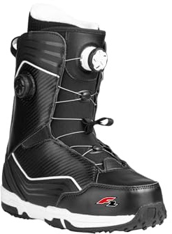 F2 Herren Snowboard Softboots Team Double ATOP Größe wählbar Schwarz