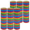 Idena 30554-Serpentinas Rollos con 18 Tiras Cada uno, de Papel Certificado FSC, para Fiestas o cumpleaños, Color metálico, 6 Rollen Berlin 30554