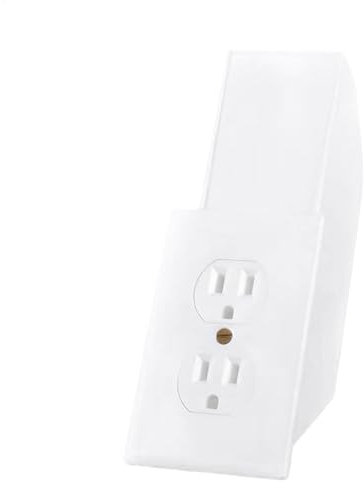 Coffre-fort pour prise murale | Solution de rangement pour prise murale avec serrure à clé, cachettes sécurisées, cachettes murales pratiques pour bijoux, argent liquide