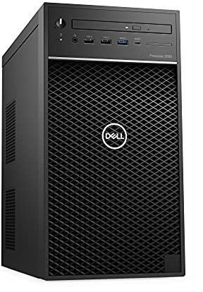 Dell Precision 3650 Desktop Tower Workstation - i9-10900K (10 Cores, 3.7/5.3GHz), NVIDIA Quadro RTX 4000 8GB, 2TB PCIe Gen 4.0x4 NVMe, 64GB DDR4, vPro, DVD RW, GbE, Windows 11 Pro (Renewed)