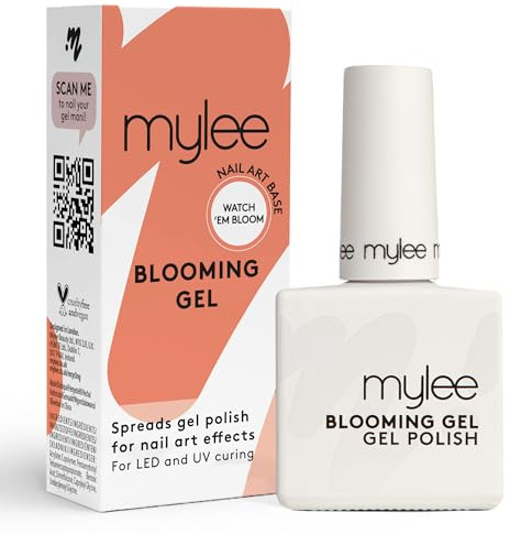 Mylee Blooming Gel 15ml, Maniküre, UV/LED Soak-Off | Gel-Lack breitet sich aus für Aquarell-Nagelkunst mit Marmor-, Schildpatt- & Blumen-Effekten, Salon & Zuhause, Lang Anhaltend