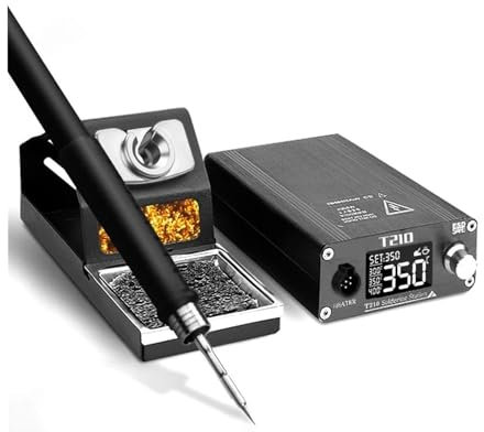 Station De Soudage Professionnelle T210, Chauffage Rapide, Veille Automatique 2S, Fonte D'étain, Réparation De Téléphones Portables, Température Constante ,RéSistant Aux Hautes TempéRatures(3 pic C210