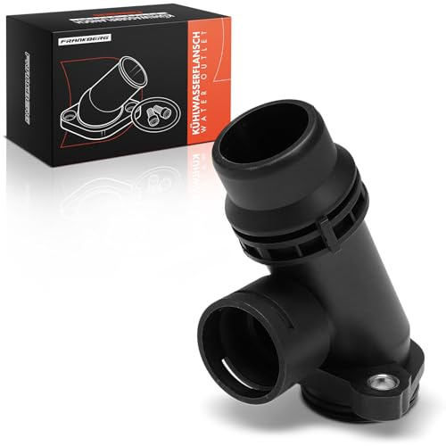 Frankberg Tubo distribuidor de calefacción Brida del refrigerante Compatible con A3 8P1 A3 Sportback 8PA Golf V 1K1 Altea 5P1 E.O.S 1F7 1F8 Replace# 06F121133A