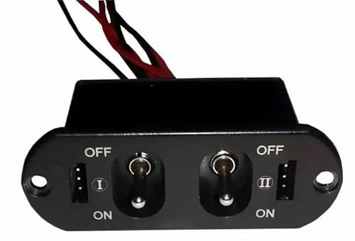 TYXTTGY Dual High Current Power Switch for RC Models Airplane Fixed Wing | Spare Parts & Accessories