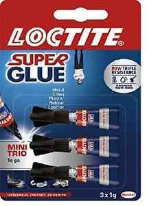 Loctite 1623820 SuperGlue Mini Trio, 1 g - Pack of 3 (5)
