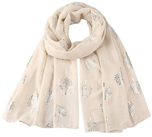 Mocasor Damhalsdukar mullbärsträd/gren tryck designer halsduk stor lång mjuk lätt sjalar wraps