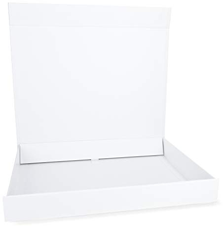 Magnet Geschenkbox (A4) 31x22x4 cm Geschenkverpackung Verpackung Schachtel Geschenkkarton Geburtstag, Artikel Farbe:weiß matt