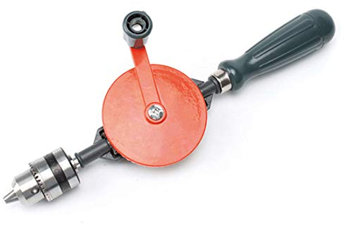Taladro De Mano, 1/4 Pulgadas Capacidad Captillas De Precisión De Acero Fundido Doble Piñones Taladro Manual Para Madera Plástico Acrílico Circuito De Circuito Punzonado