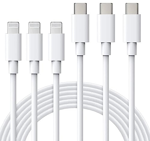 ilikable 3Pack 2M USB C Lightning Kabel,MFi zertifizierte iPhone Ladekabel | USB C Schnellladekabel kompatibel mit iPhone 14Pro,14,13,12,12 Pro,SE 2020,11,Max X XS XR 8 Plus SE 2020